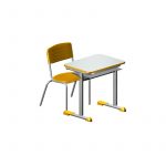 Conjunto escolar – CJA-03 (AMARELO)