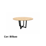 Mesa de Reunião Redonda – Perfil Quadrado – 1,0 m de diâmetro