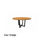 Mesa de Reunião Redonda – Perfil Quadrado – 1,0 m de diâmetro